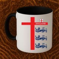 England Soccer Three Lions Flag Coffee Mug thumb 2
