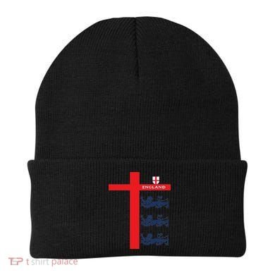 England Soccer Three Lions Flag Beanie