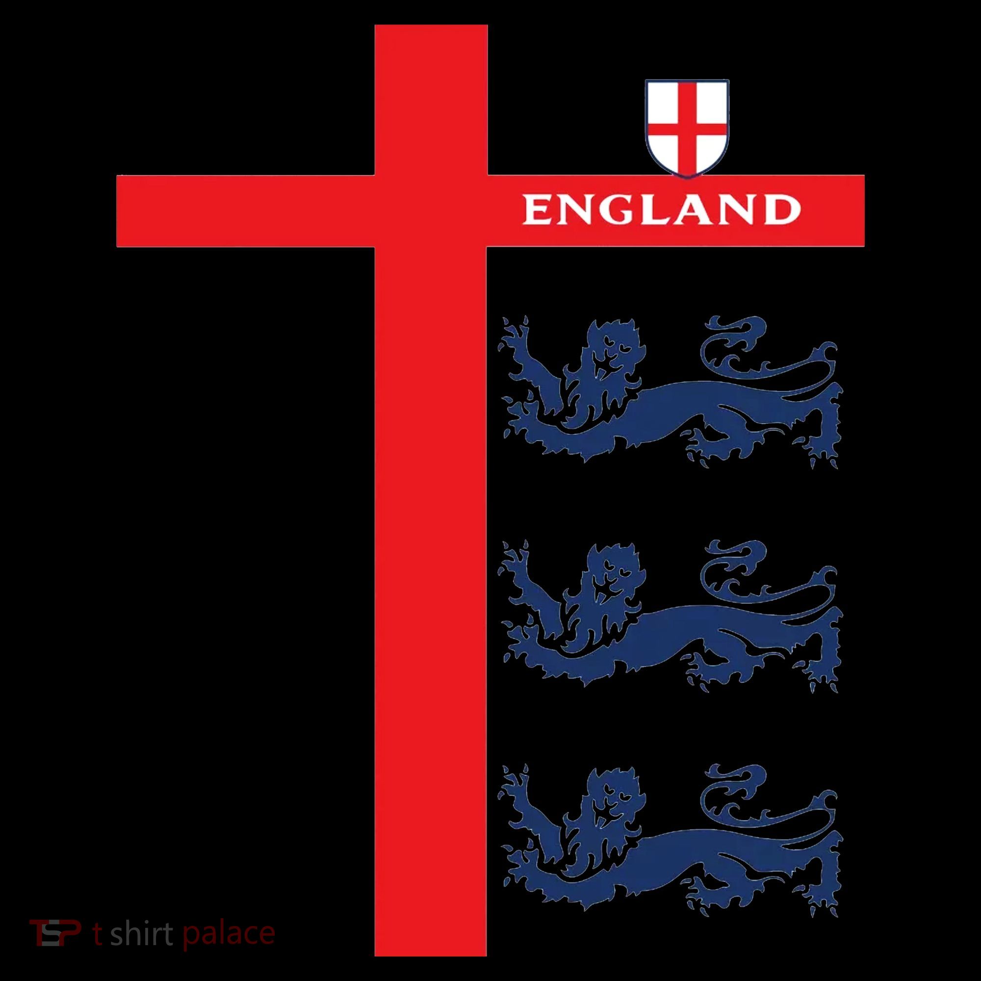 England Soccer Three Lions Flag Coaster