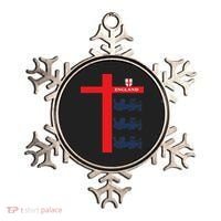 England Soccer Three Lions Flag Ornament thumb 0