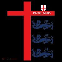 England Soccer Three Lions Flag Baby Bodysuit thumb 2