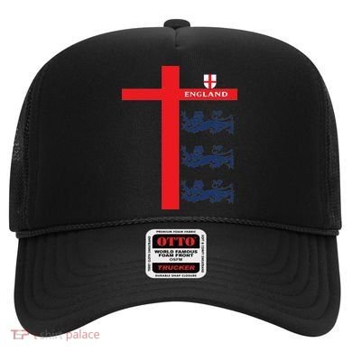 England Soccer Three Lions Flag Hat