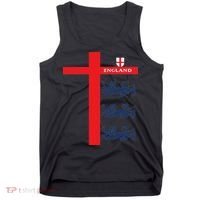 England Soccer Three Lions Flag Tank Top thumb 0