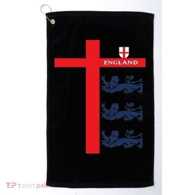 England Soccer Three Lions Flag Golf Towel