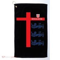 England Soccer Three Lions Flag Golf Towel thumb 0