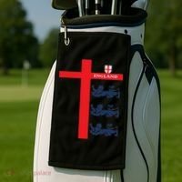 England Soccer Three Lions Flag Golf Towel thumb 2
