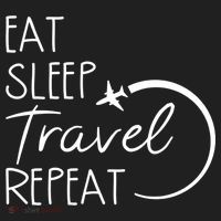 Eat Sleep Travel Repeat Vacation Women's Sweatshirt thumb 2
