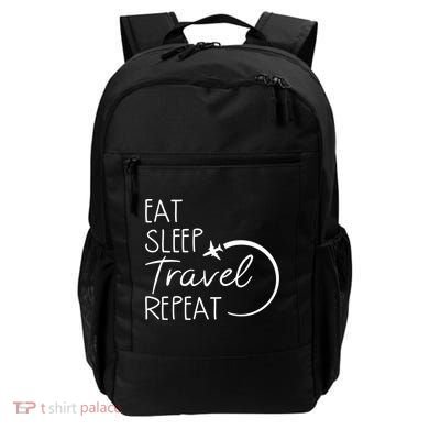 Eat Sleep Travel Repeat Vacation Backpack