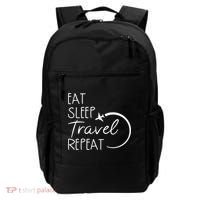 Eat Sleep Travel Repeat Vacation Backpack thumb 0