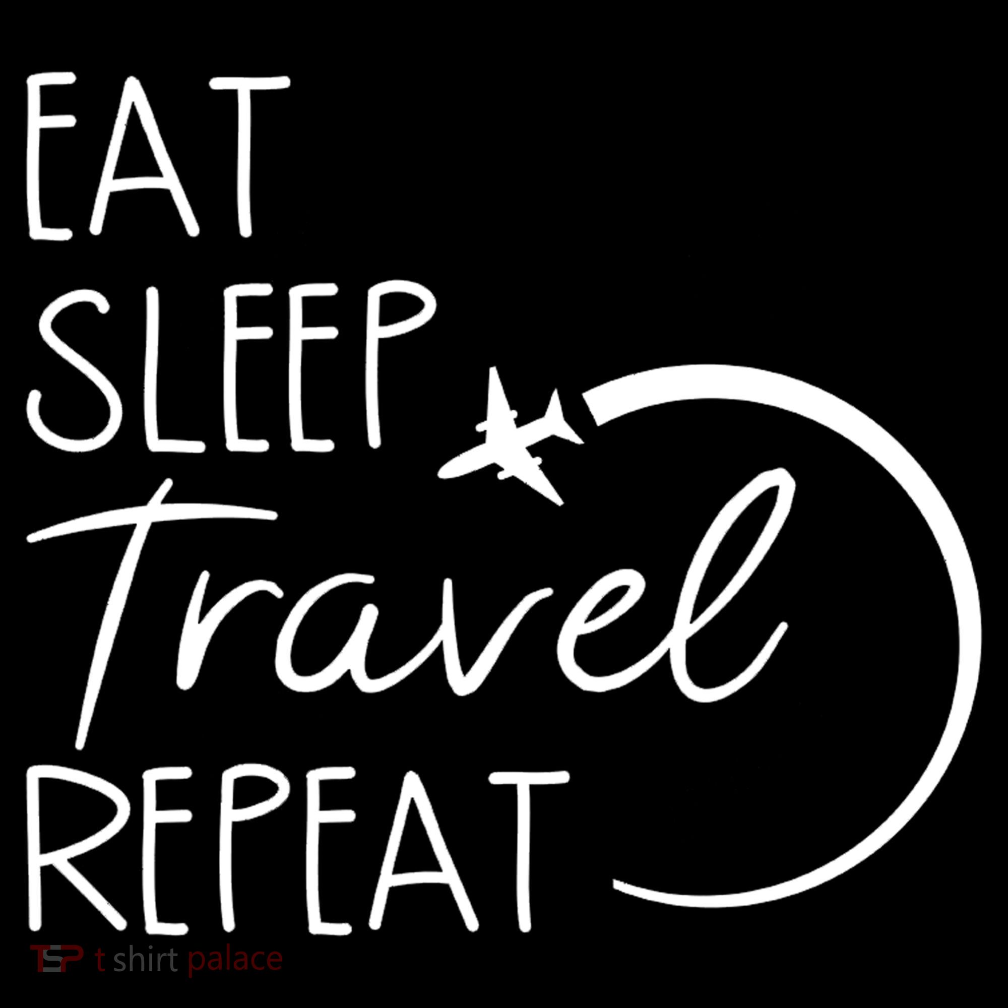 Eat Sleep Travel Repeat Vacation Women's Tank Top