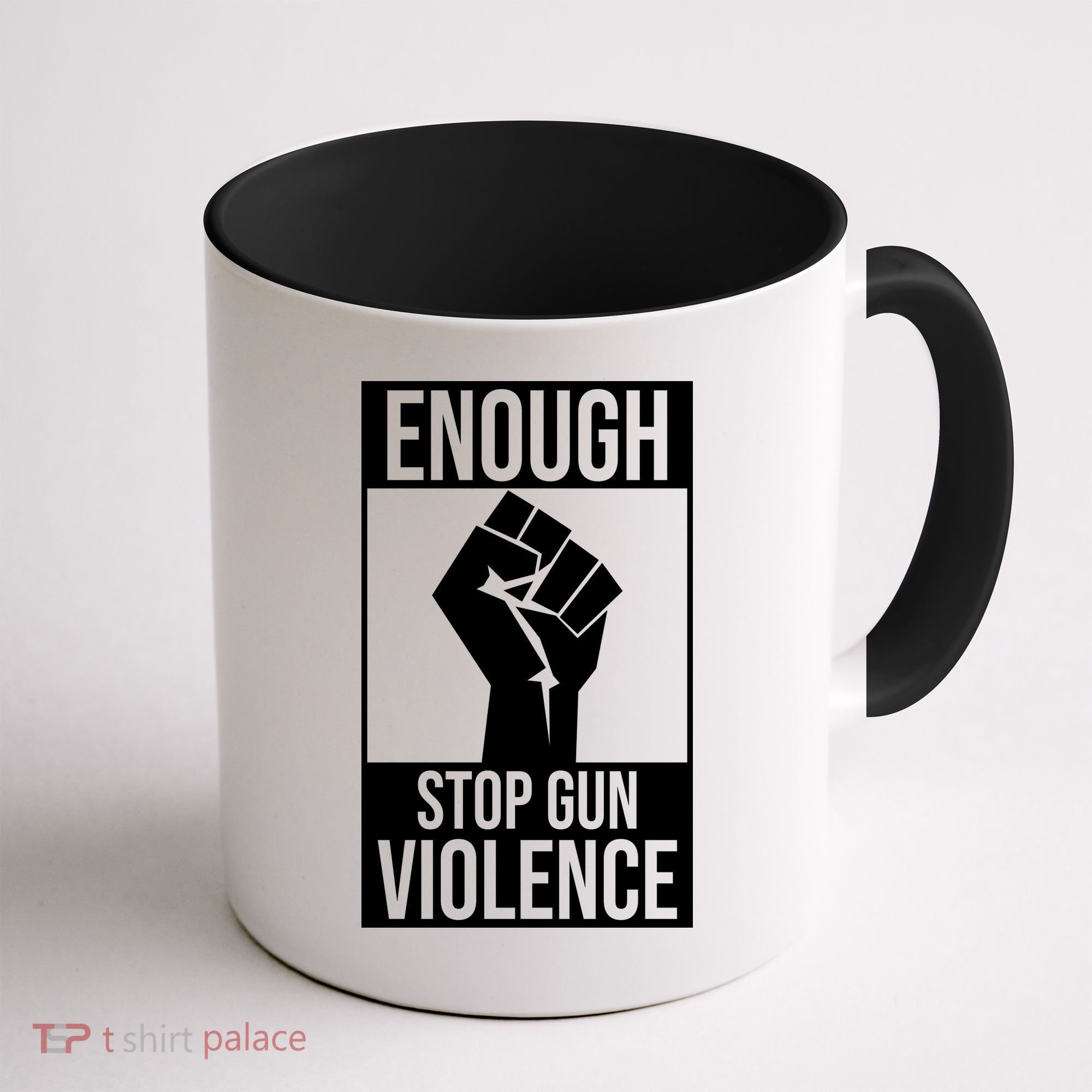 Enough Stop The Violence Fist Coffee Mug