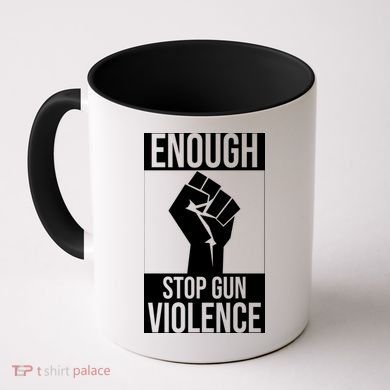 Enough Stop The Violence Fist Coffee Mug