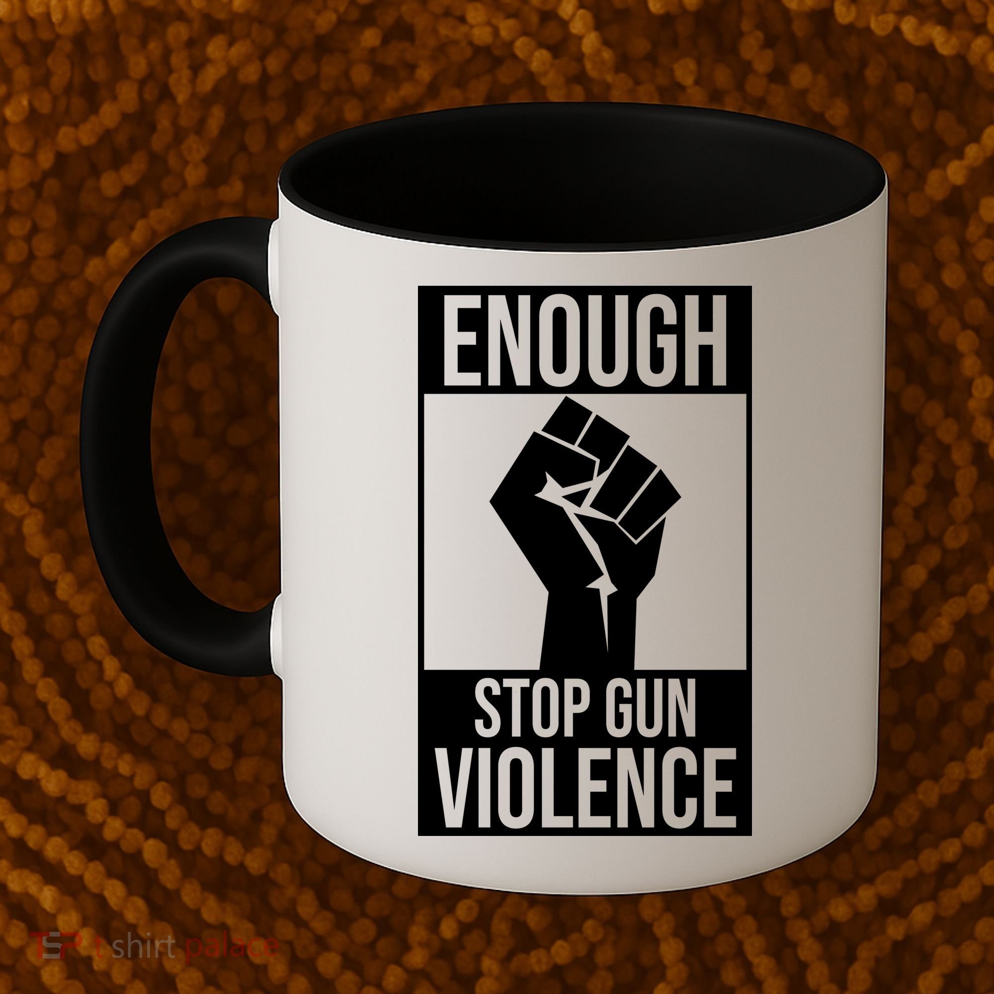 Enough Stop The Violence Fist Coffee Mug