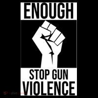 Enough Stop The Violence Fist Women's Hoodie thumb 2