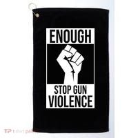 Enough Stop The Violence Fist Golf Towel thumb 0