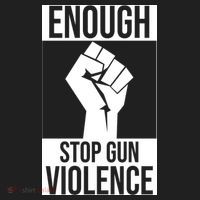 Enough Stop The Violence Fist Golf Towel thumb 3