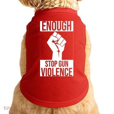 Enough Stop The Violence Fist Doggie Tank