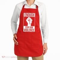 Enough Stop The Violence Fist Apron thumb 2