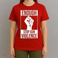 Enough Stop The Violence Fist T-Shirt thumb 4