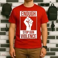 Enough Stop The Violence Fist T-Shirt thumb 6