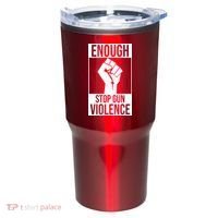Enough Stop The Violence Fist Tumbler thumb 0