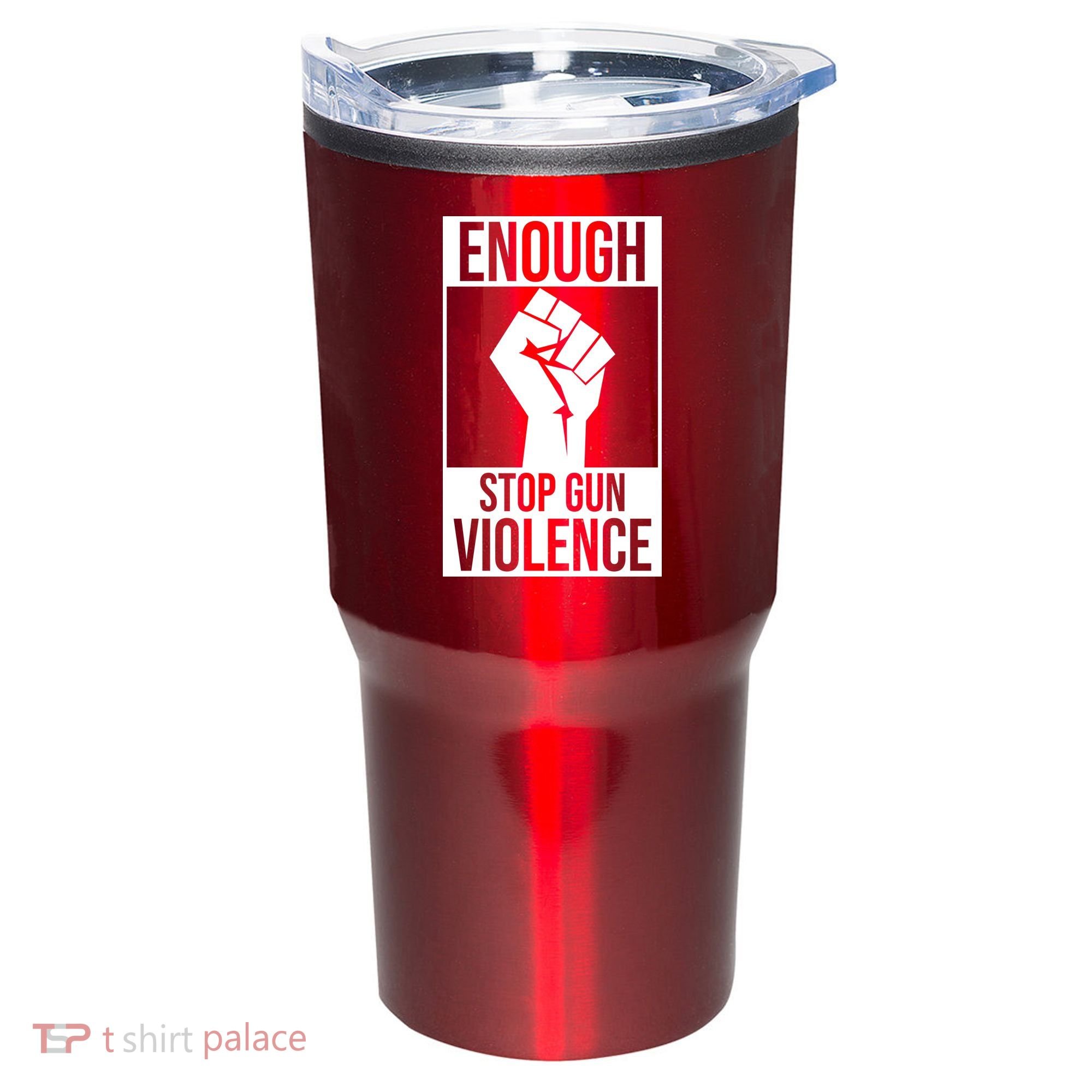 Enough Stop The Violence Fist Tumbler