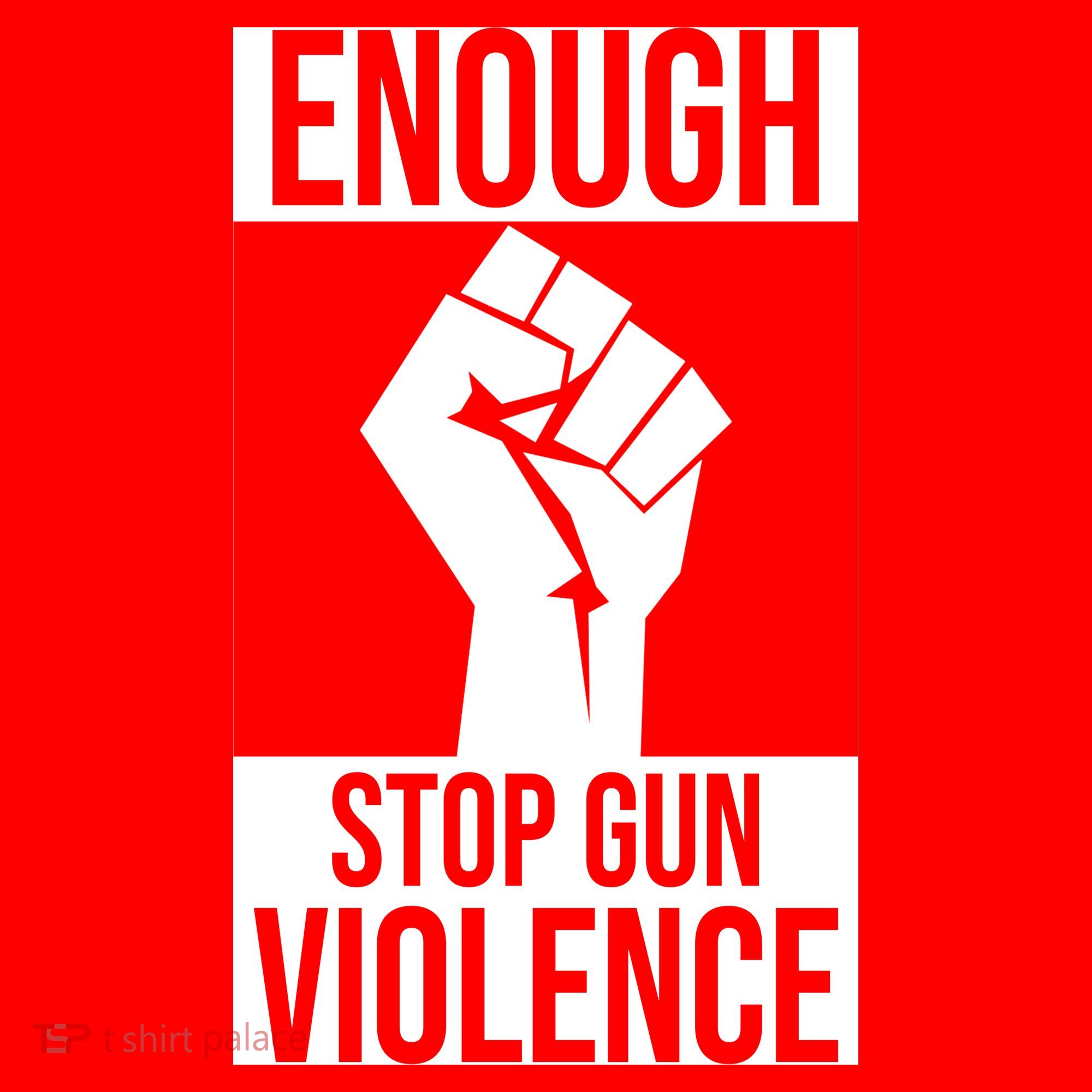 Enough Stop The Violence Fist Mousepad