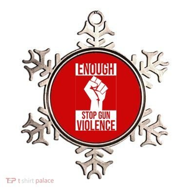 Enough Stop The Violence Fist Ornament