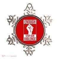 Enough Stop The Violence Fist Ornament thumb 0