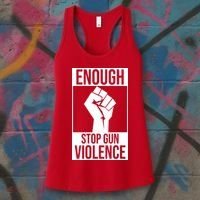 Enough Stop The Violence Fist Women's Tank Top thumb 3