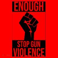Enough Stop The Violence Fist Santa Hat thumb 1