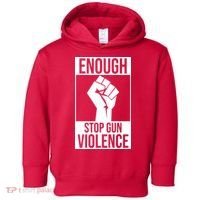 Enough Stop The Violence Fist Toddler Hoodie thumb 0