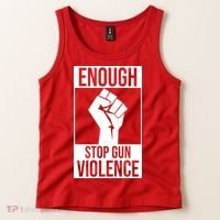 Enough Stop The Violence Fist Tank Top thumb 2
