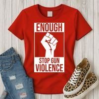 Enough Stop The Violence Fist Women's T-Shirt thumb 3