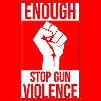 Enough Stop The Violence Fist Kids Long Sleeve Shirt thumb 2