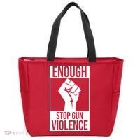 Enough Stop The Violence Fist Tote Bag thumb 0