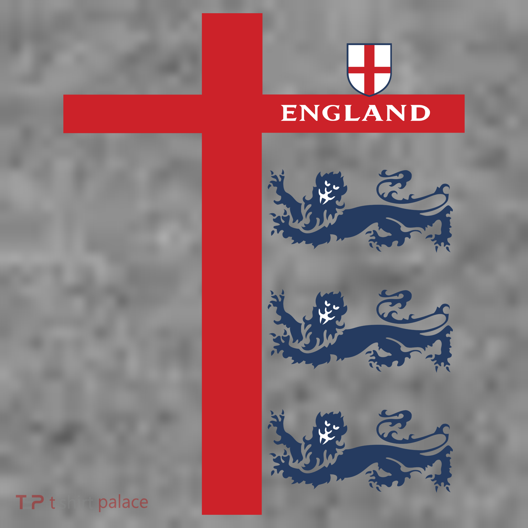 England Soccer Three Lions Flag Toddler Hoodie