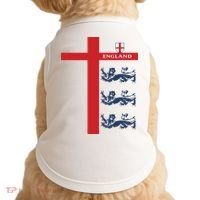 England Soccer Three Lions Flag Doggie Tank thumb 0