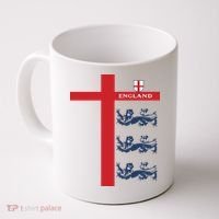 England Soccer Three Lions Flag Coffee Mug thumb 0