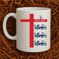 England Soccer Three Lions Flag Coffee Mug thumb 2
