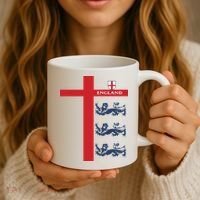 England Soccer Three Lions Flag Coffee Mug thumb 3