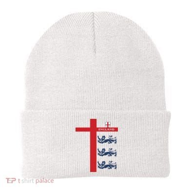England Soccer Three Lions Flag Beanie