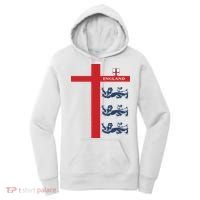 England Soccer Three Lions Flag Women's Hoodie thumb 0