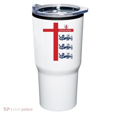 England Soccer Three Lions Flag Tumbler