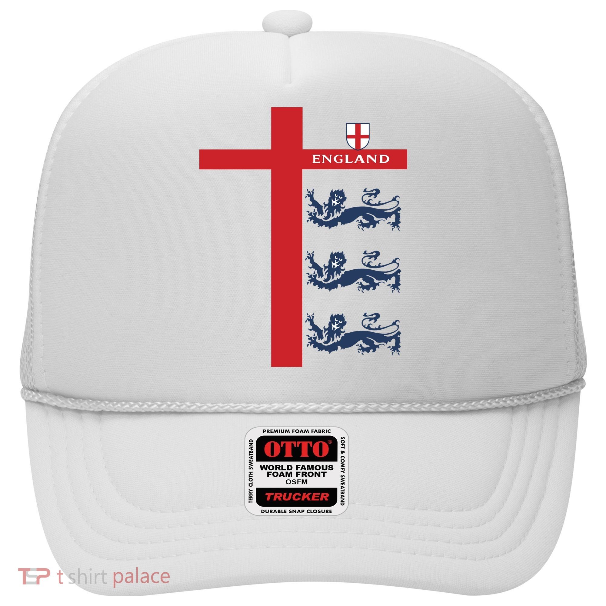 England Soccer Three Lions Flag Hat