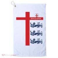 England Soccer Three Lions Flag Golf Towel thumb 0