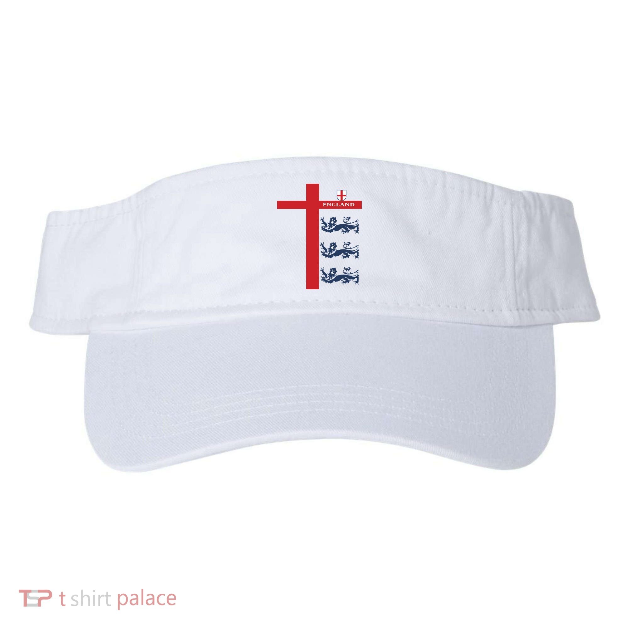 England Soccer Three Lions Flag Visor