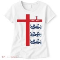 England Soccer Three Lions Flag Women's T-Shirt thumb 0