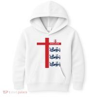 England Soccer Three Lions Flag Kids Hoodie thumb 0