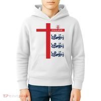 England Soccer Three Lions Flag Kids Hoodie thumb 4